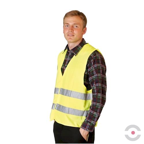 Kamizelka odblaskowa Hi-vis JobSafe, rozmiar XL, kolor żółty