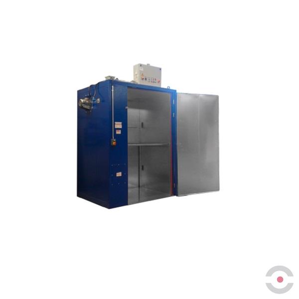 Komora grzewcza pionowa Amarc, 1 strefa grzewcza, 8*200 l/2*IBC, 2 poziomy, ogrzewanie elektryczne, 100°C