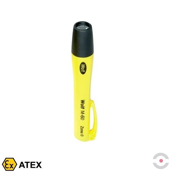 Latarka Ex ATEX Wolf bateryjna, Mini, 1*LED 1W, Zone `0`