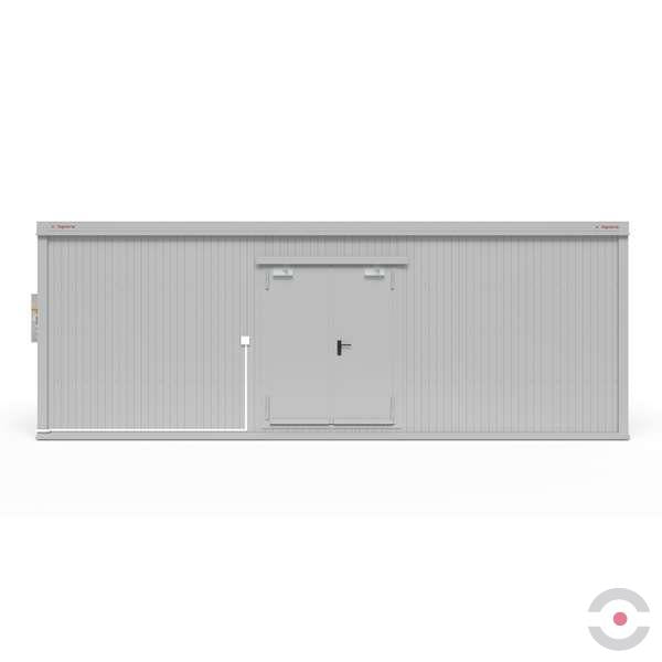 Magazyn ognioodporny Topserw, 7-CL, REI120, S*G*W 7000*2500*2440 mm, 2*1100 l, drzwi dwuskrzydłowe DF