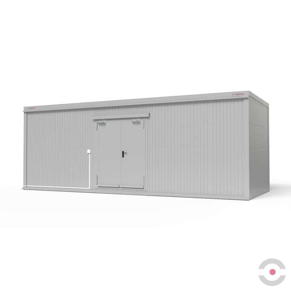 Magazyn ognioodporny Topserw, 7-CL, REI120, S*G*W 7000*2500*2440 mm, 2*1100 l, drzwi dwuskrzydłowe DF