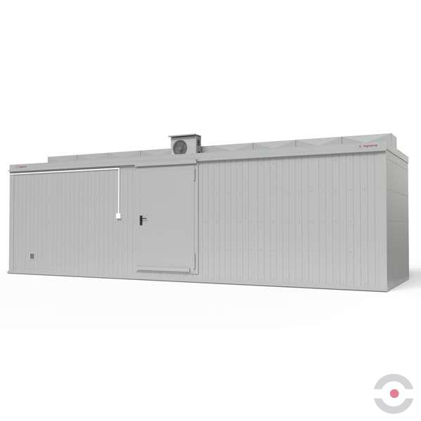 Magazyn ognioodporny Topserw, 8-CL, REI120, S*G*W 8000*2500*2440 mm, 2*1200 l, drzwi dwuskrzydłowe DF