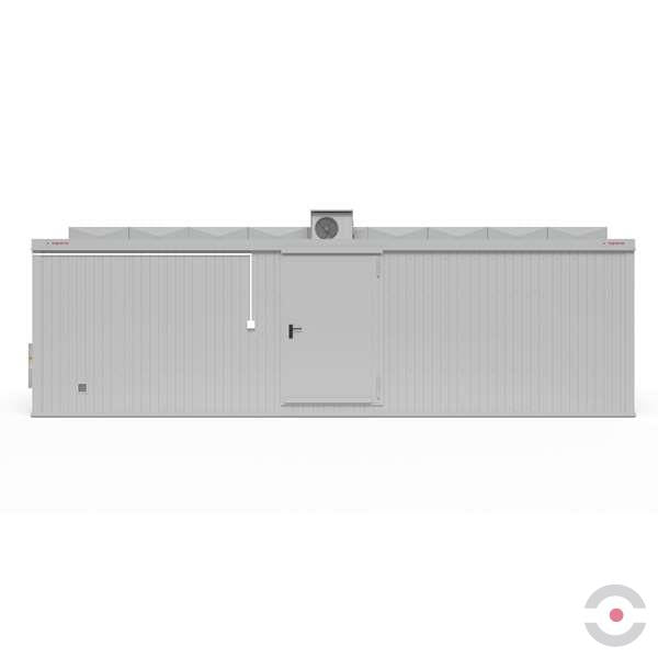 Magazyn ognioodporny Topserw, 8-CL, REI120, S*G*W 8000*2500*2440 mm, 2*1200 l, drzwi dwuskrzydłowe DF