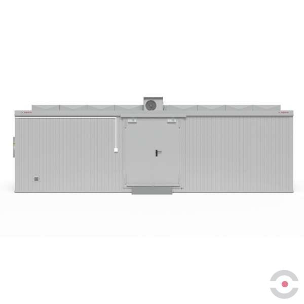 Magazyn ognioodporny Topserw, 8-SU, EI90, S*G*W 8000*2950*2840 mm, 2*1500 l, drzwi dwuskrzydłowe DF