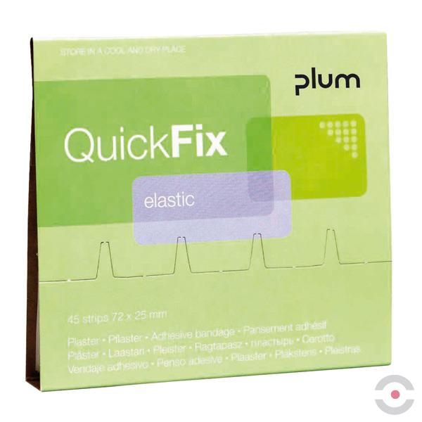 Plastry Plum QuickFix, elastyczne 45 szt, 72*25 mm, uzupełnienie