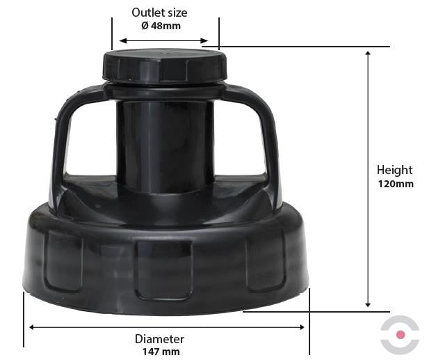 Pokrywka uniwersalna (Utility Lid), system TopOil, czerwona