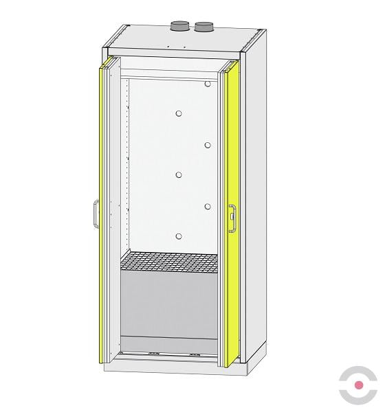 Szafa zabezpieczająca ognioodporna, Duperthal Compact LL-V2, 90 min