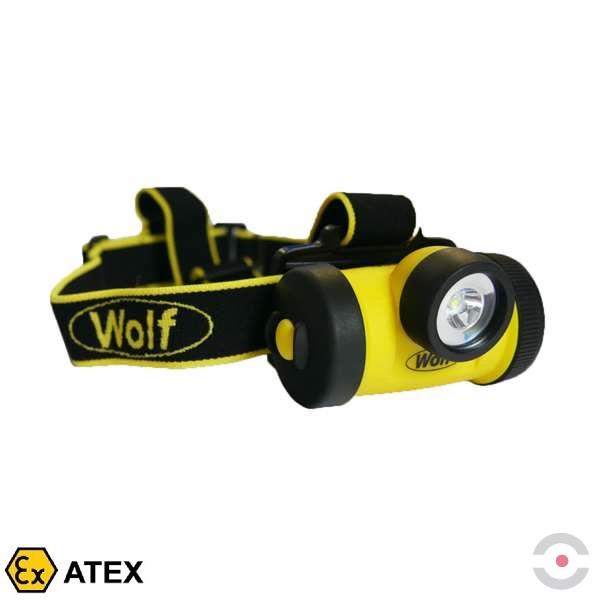 Latarka Ex ATEX Wolf HT400Z0 bateryjna, czołowa, Zone  0,1,2, LED