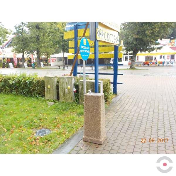 Zdrój wody pitnej, wibrobeton, 1*misa, DF-38 4