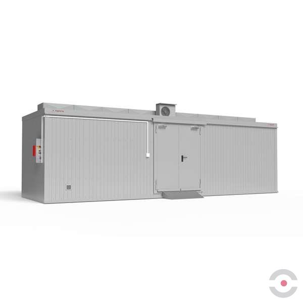 Magazyn ognioodporny Topserw, 8-CO, EI90, S*G*W 8000*2500*2840 mm, 2*1100 l, drzwi dwuskrzydłowe DF 2